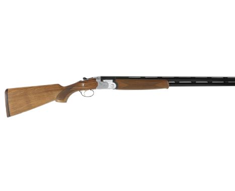 A 12-bore 'Mod. S687' single-trigger over-and-under ejector gun by Beretta, no. E28053BHold-open toplever, foliate-scroll eng