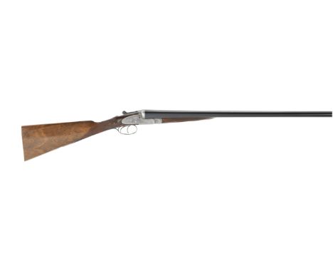 A 12-bore sidelock ejector gun by Army &amp; Navy, no. 57590The action-body with foliate-scroll engraving, some hardening-col