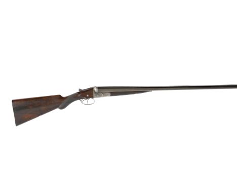 A 12-bore 'Grade F' boxlock non-ejector gun by W.W. Greener, no. 47095Treble-grip action-body, foliate-scroll engraving with 
