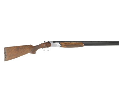 A 12-bore 'Mod. S687' single-trigger over-and-under ejector gun by Beretta, no. E23813BHold-open toplever, foliate-scroll eng