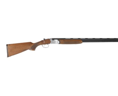 A 20-bore 'Mod. S687' single-trigger over-and-under ejector gun by Beretta, no. E70793BHold-open toplever, foliate-scroll eng