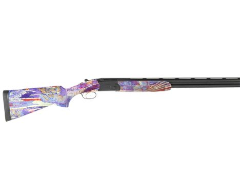 A 12-bore 'Collection 95 Sporting' single-trigger over-and-under ejector gun by Beretta, no. L83536BThe blacked action-body w
