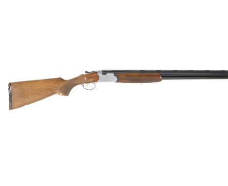 A 12-bore 'Mod. S687' single-trigger over-and-under ejector gun by Beretta, no. D64629DHold-open toplever, foliate-scroll eng