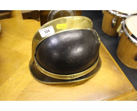 A Czech. fireman's helmet