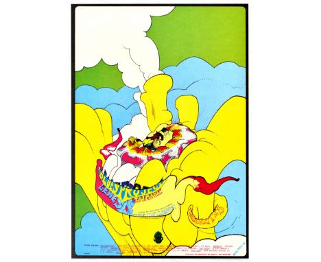 Original vintage advertising poster for a concert at Avalon Ballroom that took place in 1968 and included the performers - Bl