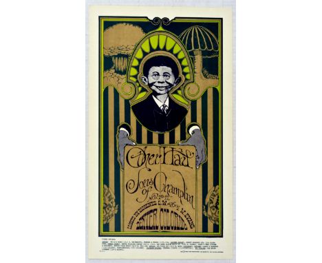 Original vintage music advertising poster for a concert by Other Half and Sons of Champlin at 1601, W. Evens, Denver Colorado