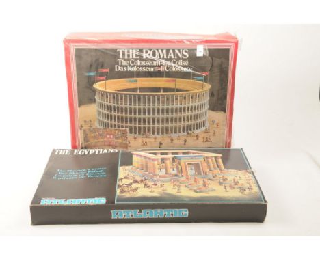 A boxed 'The Romans, The Colosseum' model set Complete with figures of Gladiators, Spectators etc, HO scale 190 pieces, produ