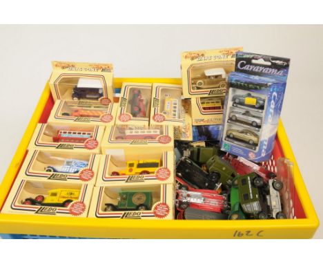 A large collection of Lledo boxed model carsTo include Days Gone, examples to include the L.C.C. London Fire Brigade engine, 