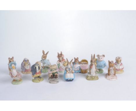 A collection of Royal Albert Beatrix Potter figuresTo include Little Pig Robinson, No more Twist, Tailor of Gloucester, Hunca