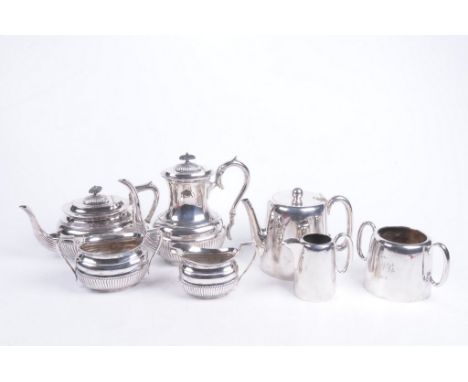 A Collection of EPNS and Silverplated items To include a Walker & Hall three-piece tea service dated 1912, and a four piece t