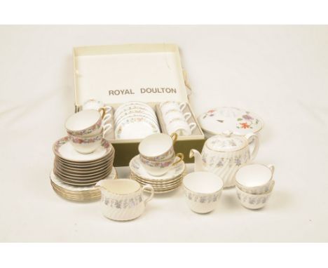 Quantity of various ceramicsTo include a boxed Royal Doulton Pastorale pattern coffee service, a Minton 'Alpine Spring' patte