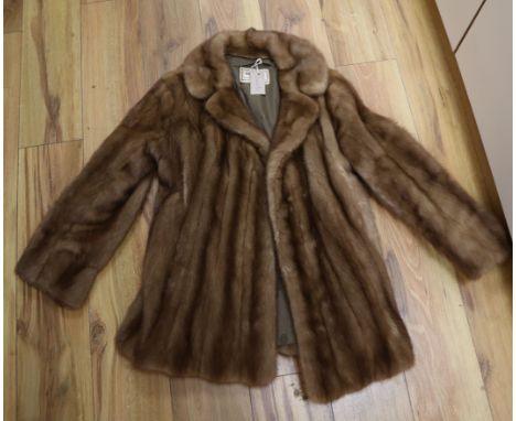 A vintage mink jacket