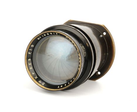 A Ross Xpres f/1.9 3" Lens, black, serial no. 193912, body, G-VG, elements, VG, some very light cleaning marks and one light 