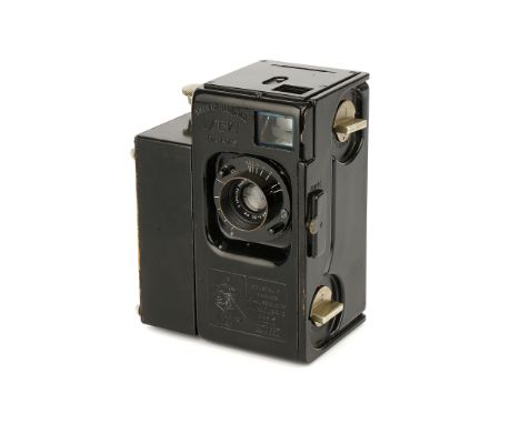 An Andre Debrie SEPT First Model Camera/Projector, 1921-27, black, serial no. H00997, with E. Krauss Tessar f/3.5 50mm lens, 