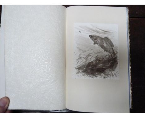 PRITT T. E.&nbsp;&nbsp;The Book Of The Grayling. Copy G. of 26 ltd. ed. deluxe. Col. plates. Tipped in orig. sepia sketch of 