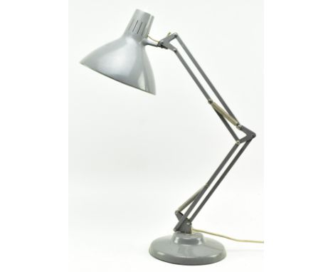 Thousand And One Lamps Limited - a retro mid 20th century 1001 Lamps anglepoise Industrial desk / table lamp light. Circular 