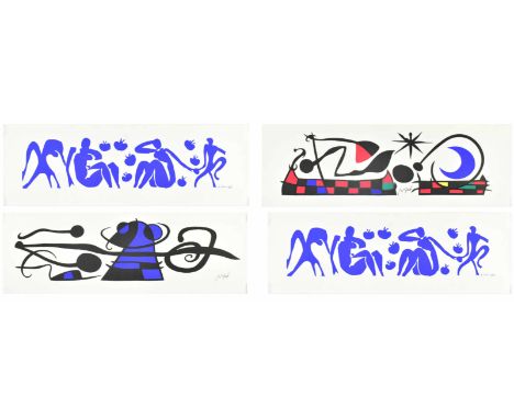 Henri Matisse (French, 1869-1954) - a selection of four 20th century serigraph prints. Each of elongated form printed in colo