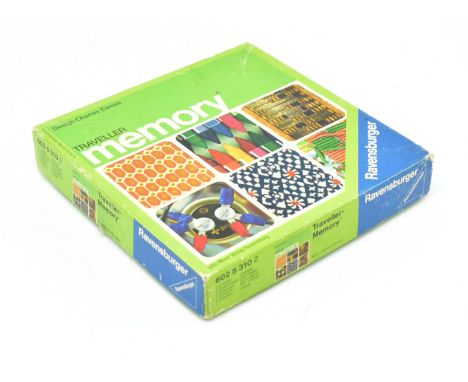 Charles Eames - a vintage 1970s Traveller Memory jigsaw puzzle game. The puzzle featuring striking Eames designs. Presented i