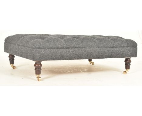 Bedham - Sofas &amp; Stuff - a contemporary high end designer ottoman / footstool. The stool of large rectangular form having
