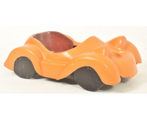 VW Baja Bug - a vintage 20th century fairground / funfair fiberglass juvenile carousel ride in the form of a VW car. The car 