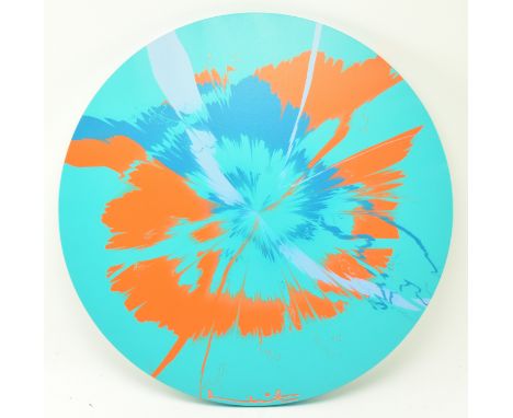(ARR) Damien Hirst (British, b. 1965)Beautiful, Sensory-Driven Only Supernova Painting, 2023Giclee print on poly-cotton artis