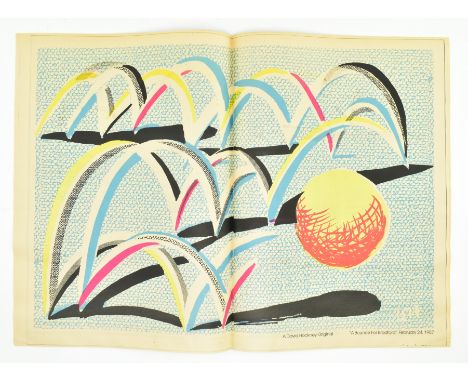 After David Hockney RA (British, b. 1937) - Newsprint - ' A Bounce for Bradford ' - A limited edition colour lithograph repri