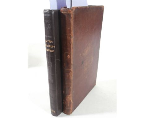 BLANE, William - Essays on Hunting,: cf. 8vo., 1788;  MAYER, John - The Sportsman's Directory, frontis. & woodcuts, later hf.