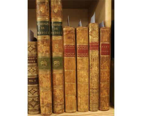 GAY, John - Fables,: 2 vols., Ill., cf., 8vo.,  1793;  MELMOTH, William - The Letters of Sir Thomas Fitzosborne, cf., 8vo., 9