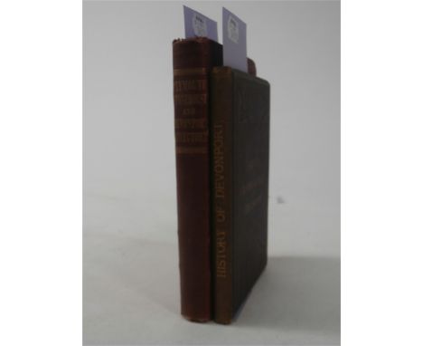WORTH, R,N, - History of The Town and Borough of Devonport,: Ill. folding col., plt., cl., 8vo., 1870; BRENDON, F. (publ.) - 
