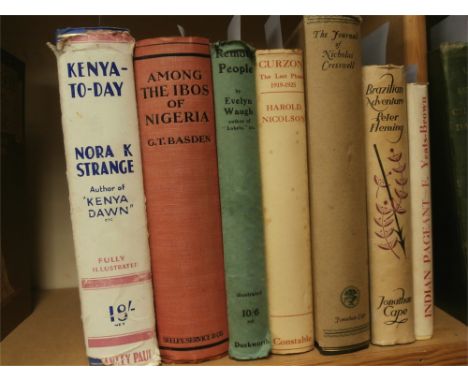 WAUGH, Evelyn - Remote People,: cl. d/w, 8vo., 1931; STRANGE, Nora K. - Kenya Today, Ill., cl. d/w, 8vo., (1934); BASDEN, G.T