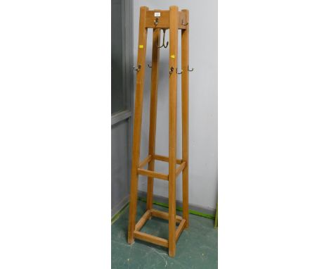 Modern wooden coat stand