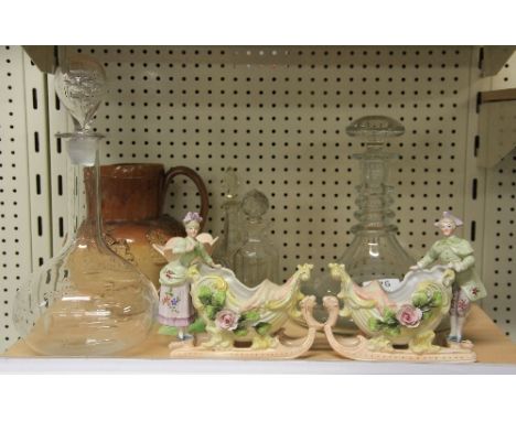 Qty of mixed ceramic and glass items