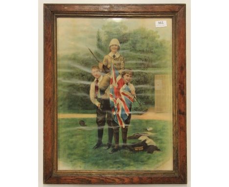 Victorian framed print entitled "The Queens prize winner" (49cm x 61cm)