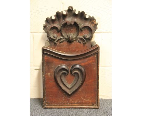 19thC French mahogany stick stand (62cm)