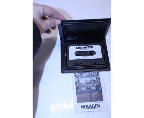 A vintage Novagen cassette console game 'Encounter' 
