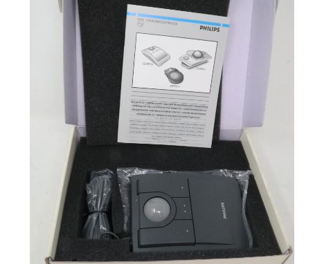 Philips CD-I Trackerball, model 22ER9013, as new in box with instructions. UK P&amp;P Group 2 (£20+VAT for the first lot and 