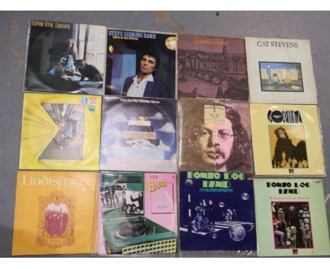 Twelve rock albums including Bonzo Dog Band. UK P&amp;P Group 2 (£20+VAT for the first lot and £4+VAT for subsequent lots) 
