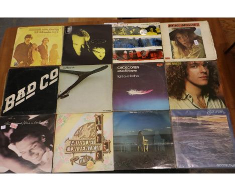 Twelve mainly rock albums. UK P&amp;P Group 2 (£20+VAT for the first lot and £4+VAT for subsequent lots) 