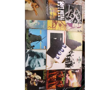 Sixteen mainly rock albums. UK P&amp;P Group 3 (£30+VAT for the first lot and £8+VAT for subsequent lots) 