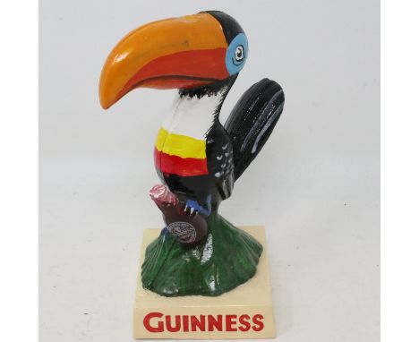 Cast iron Guinness toucan, H: 17 cm. UK P&amp;P Group 1 (£16+VAT for the first lot and £2+VAT for subsequent lots 