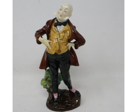 Royal Doulton figurine, Micawber, HN 557, no cracks or chips, H: 17 cm. UK P&amp;P Group 2 (£20+VAT for the first lot and £4+