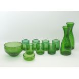 Syrian or Hebron glasses and decanters