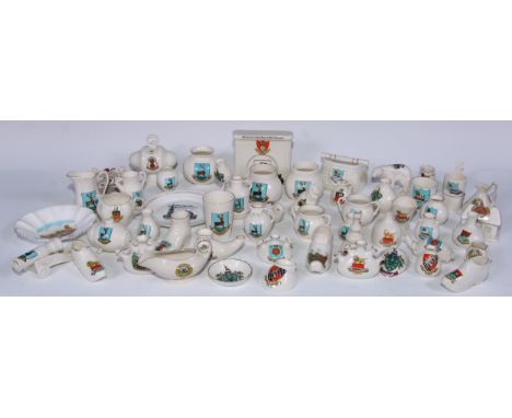 Crested Ware - Buxton, Chinley, Glossop, Hayfield, Newmills and Whaley BridgeCrested Ware - cups, saucers and domestic wares,