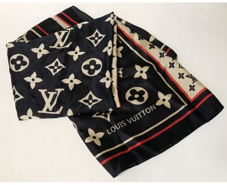 LOUIS VUITTON LADIES SILK SCARF - NEW / TAGGED