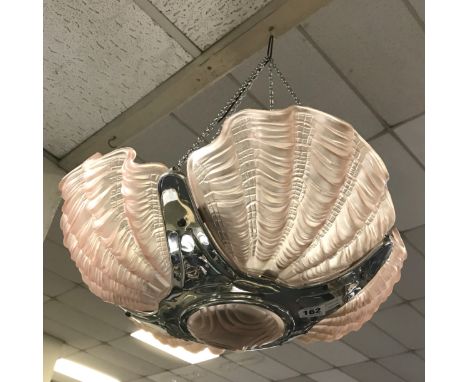 ART DECO CEILING LIGHT WITH SHELL DESIGN - 46CMS (DIAM)