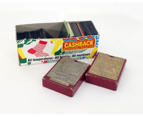 A large quantity of black and white magic lantern slides including North Yorkshire scenes by E W Goodrich, Tremont Temple, Bo