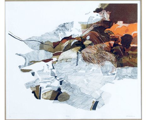 Peter Matthews (British, born 1942) ARR/Hillside/signed and dated '72/limited edition print 30/50, 42cm x 49.5cm