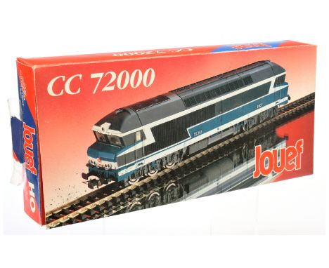 Jouef HO Gauge CC 72000 Locomotive '72080' in SNCF Blue/Black livery. Conditions: Mostly Excellent in Good Box.