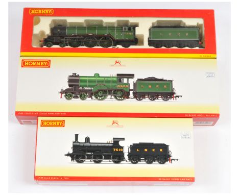 Hornby (China) group of 3x LNER Steam Locomotives to include R3433 LNER Green 4-4-0 D16/3 No.8900 "Claude Hamilton" plus othe