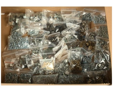 Meccano Parts - Large group of assorted length bolts, nuts &amp; other components. Conditions: Generally Excellent Plus, Some